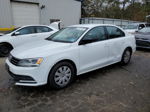 2015 Volkswagen Jetta Base Белый vin: 3VW2K7AJXFM347213