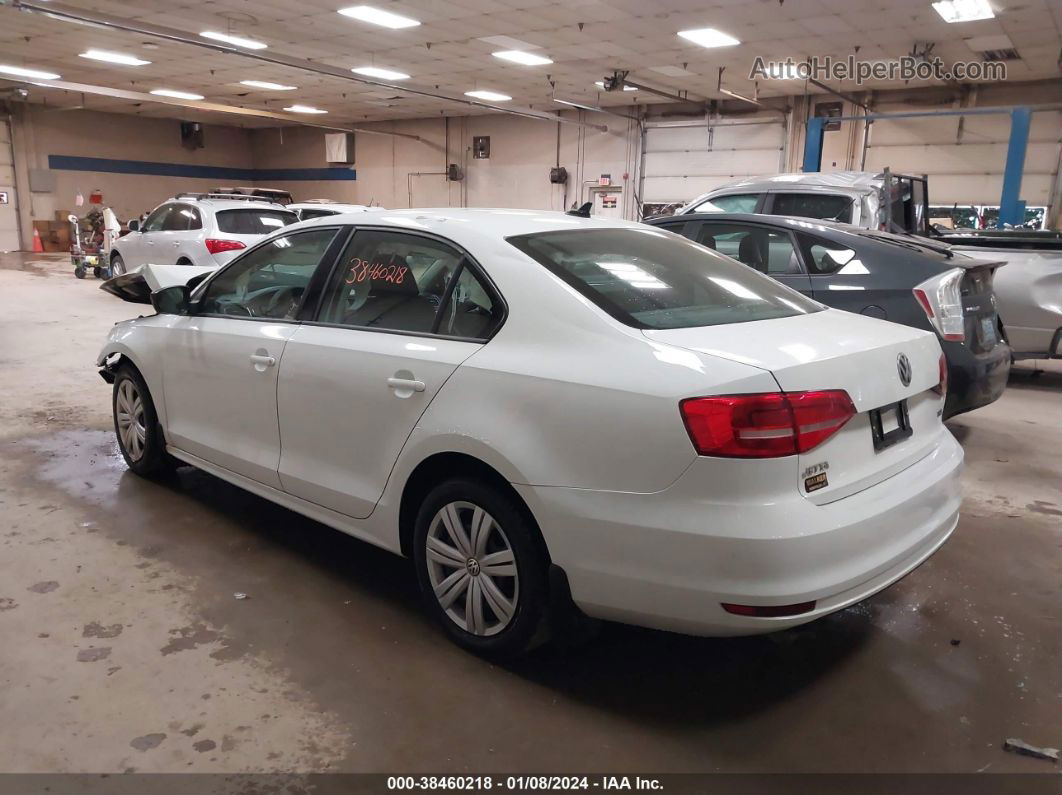 2015 Volkswagen Jetta 2.0l Tdi S Белый vin: 3VW3A7AJ5FM316670