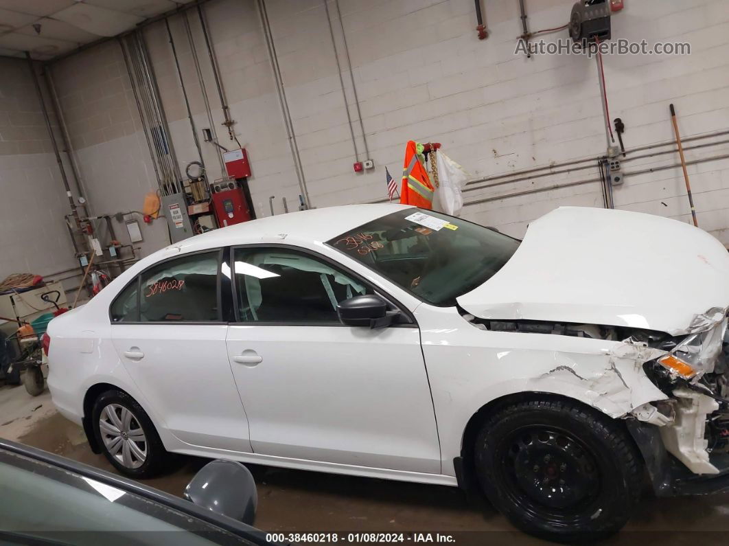 2015 Volkswagen Jetta 2.0l Tdi S White vin: 3VW3A7AJ5FM316670