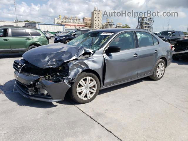 2015 Volkswagen Jetta Tdi Gray vin: 3VW3A7AJ5FM316748