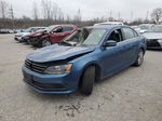 2015 Volkswagen Jetta Tdi Blue vin: 3VW3A7AJ5FM320203