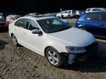 2014 Volkswagen Jetta Tdi White vin: 3VW3L7AJ0EM357863