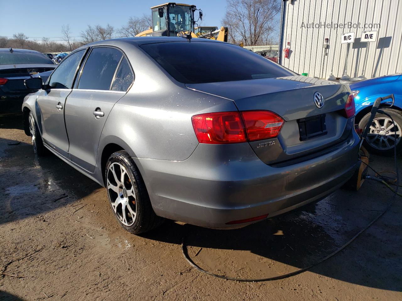 2013 Volkswagen Jetta Tdi Gray vin: 3VW3L7AJ1DM251291