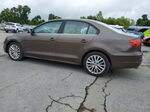 2014 Volkswagen Jetta Tdi Brown vin: 3VW3L7AJ2EM361610