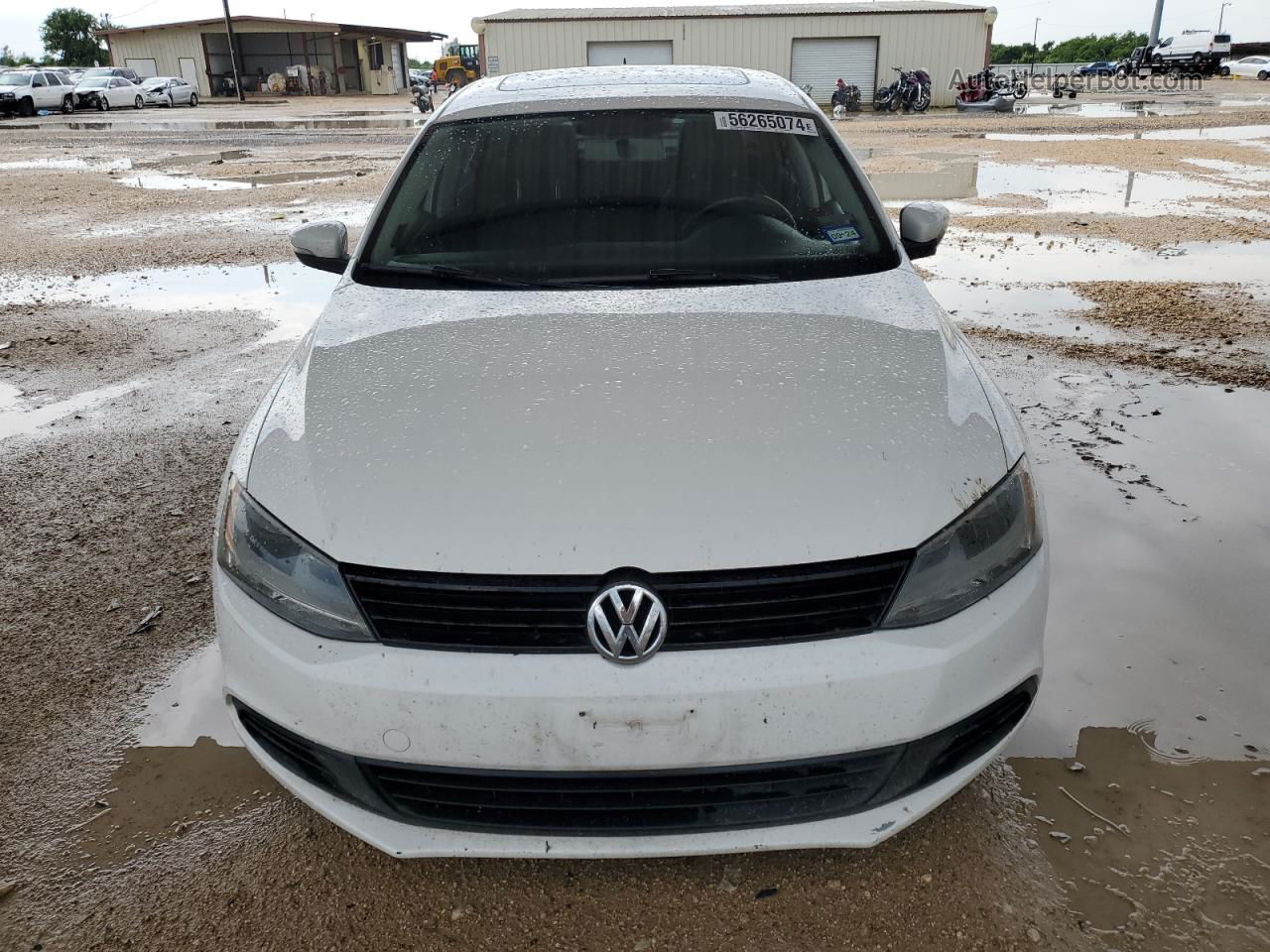 2012 Volkswagen Jetta Tdi White vin: 3VW3L7AJ3CM314647