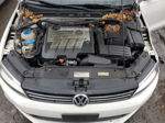 2013 Volkswagen Jetta Tdi White vin: 3VW3L7AJ4DM287203