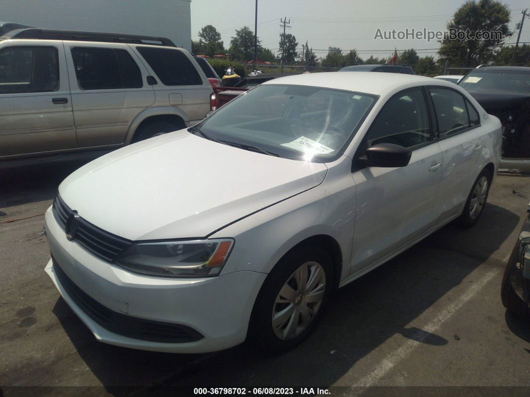 2014 Volkswagen Jetta Sedan Tdi Value Edition White vin: 3VW3L7AJ4EM442558