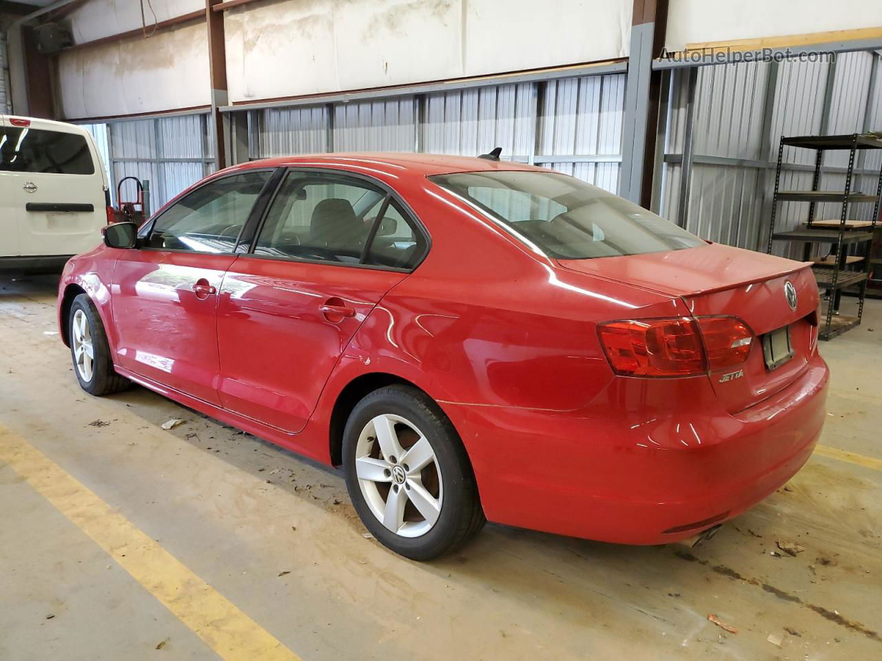 2012 Volkswagen Jetta Tdi Red vin: 3VW3L7AJ5CM398938