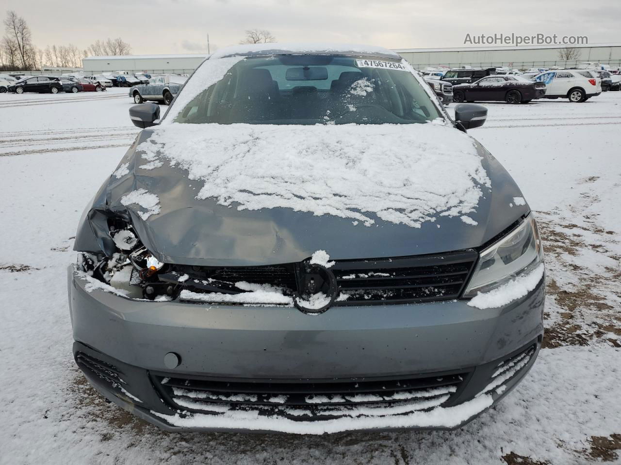 2012 Volkswagen Jetta Tdi Gray vin: 3VW3L7AJ5CM421649