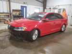 2014 Volkswagen Jetta Tdi Red vin: 3VW3L7AJ5EM395430