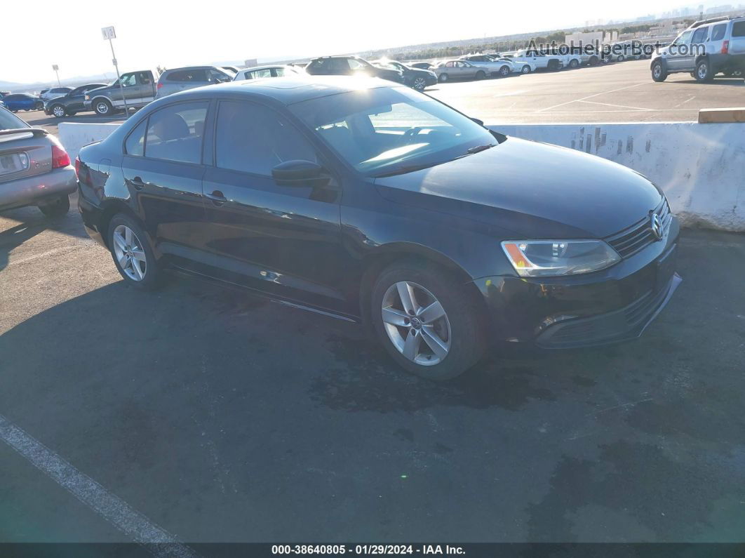 2012 Volkswagen Jetta 2.0l Tdi Черный vin: 3VW3L7AJ7CM312156