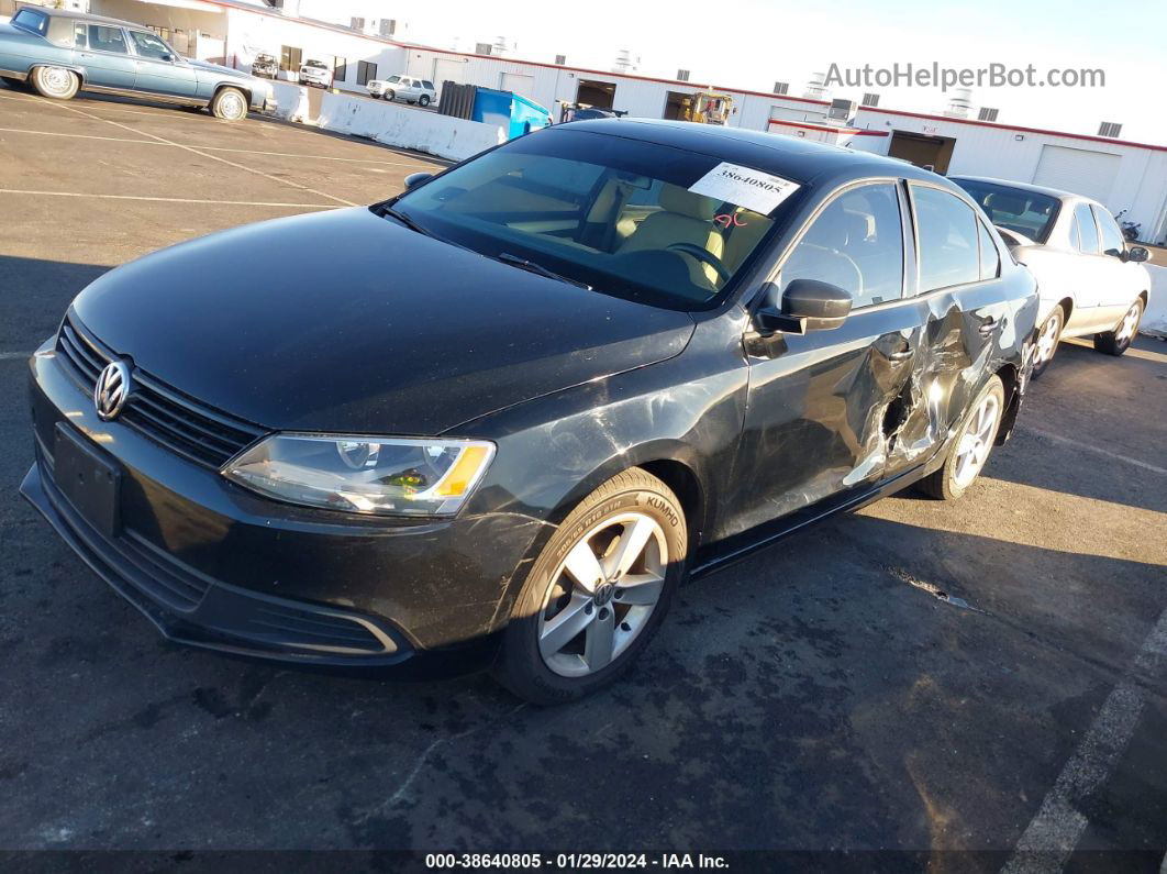 2012 Volkswagen Jetta 2.0l Tdi Черный vin: 3VW3L7AJ7CM312156