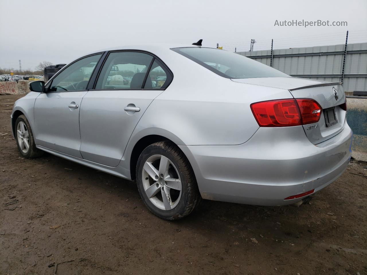 2012 Volkswagen Jetta Tdi Silver vin: 3VW3L7AJ7CM464728