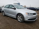 2012 Volkswagen Jetta Tdi Silver vin: 3VW3L7AJ7CM464728