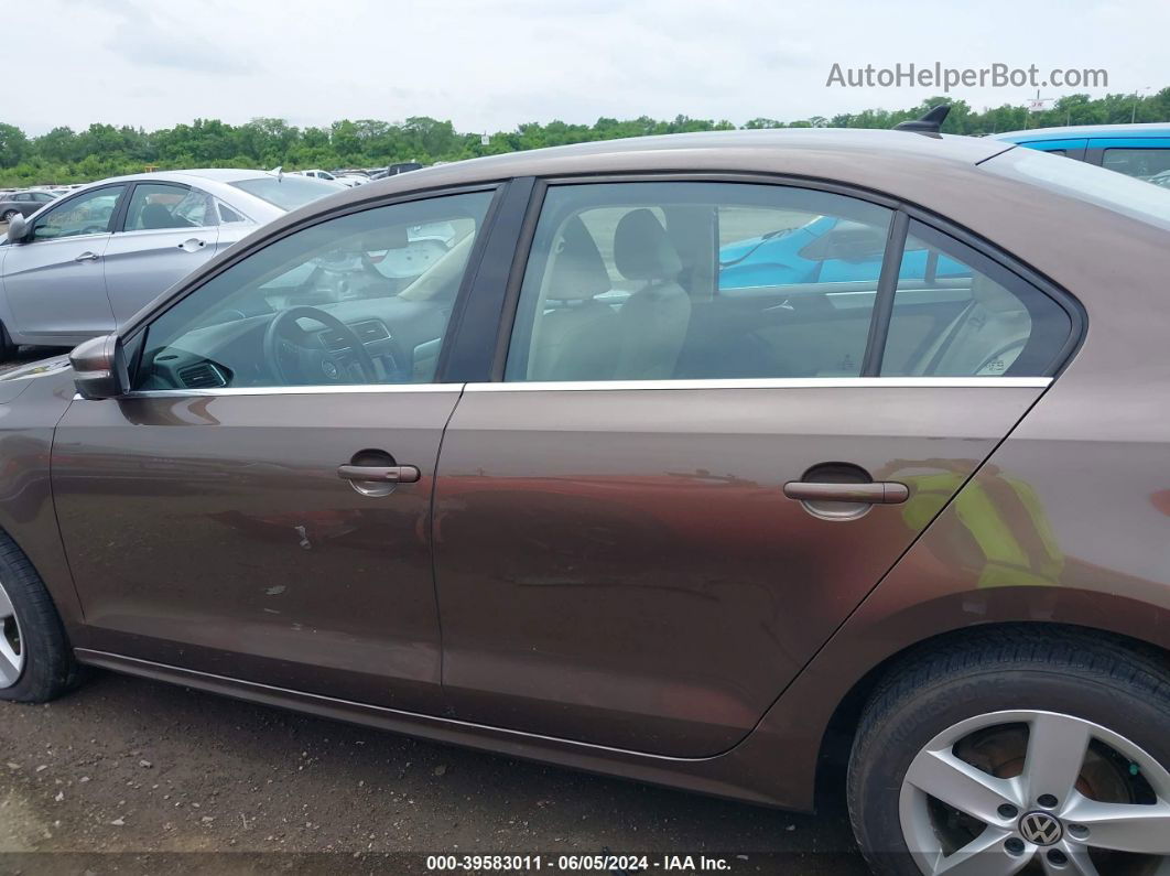 2011 Volkswagen Jetta 2.0l Tdi Brown vin: 3VW3L7AJ8BM131971