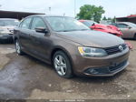 2011 Volkswagen Jetta 2.0l Tdi Brown vin: 3VW3L7AJ8BM131971