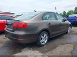 2011 Volkswagen Jetta 2.0l Tdi Brown vin: 3VW3L7AJ8BM131971