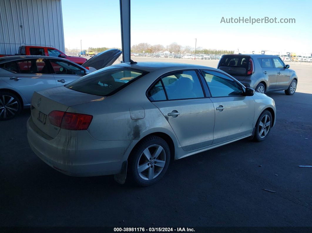 2012 Volkswagen Jetta 2.0l Tdi Silver vin: 3VW3L7AJ8CM089982