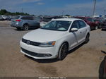 2014 Volkswagen Jetta 2.0l Tdi White vin: 3VW3L7AJ9EM387668