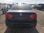 2012 Volkswagen Jetta Tdi Black vin: 3VW3L7AJXCM409710