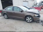 2012 Volkswagen Jetta 2.0l Tdi Brown vin: 3VW3L7AJXCM451245