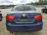 2013 Volkswagen Jetta Tdi Blue vin: 3VW3L7AJXDM409255