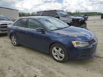 2013 Volkswagen Jetta Tdi Blue vin: 3VW3L7AJXDM409255