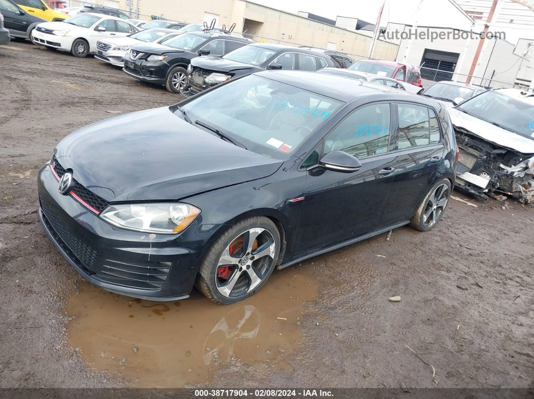 2015 Volkswagen Golf Gti 2.0t Se W/performance Package 4-door Black vin: 3VW447AU0FM102899