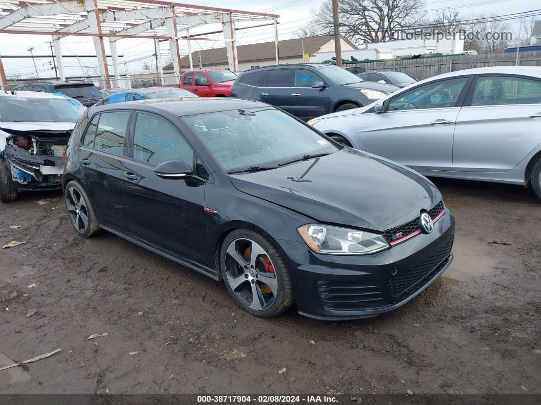 2015 Volkswagen Golf Gti 2.0t Se W/performance Package 4-door Black vin: 3VW447AU0FM102899