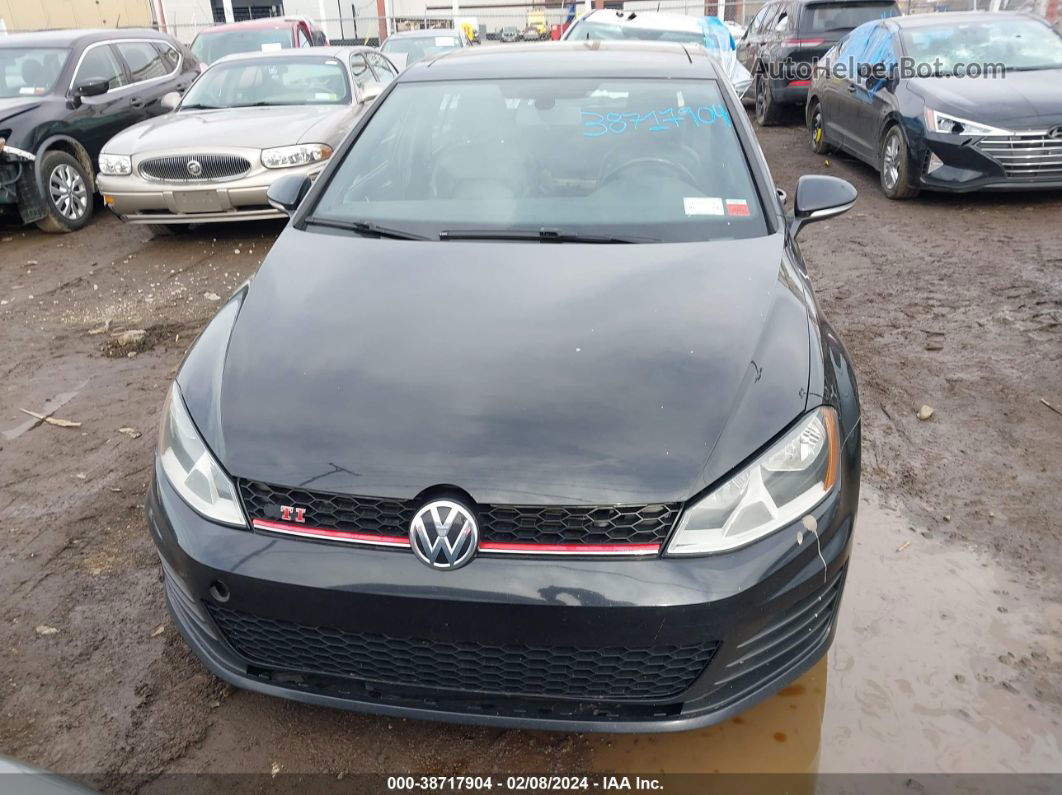 2015 Volkswagen Golf Gti 2.0t Se W/performance Package 4-door Black vin: 3VW447AU0FM102899