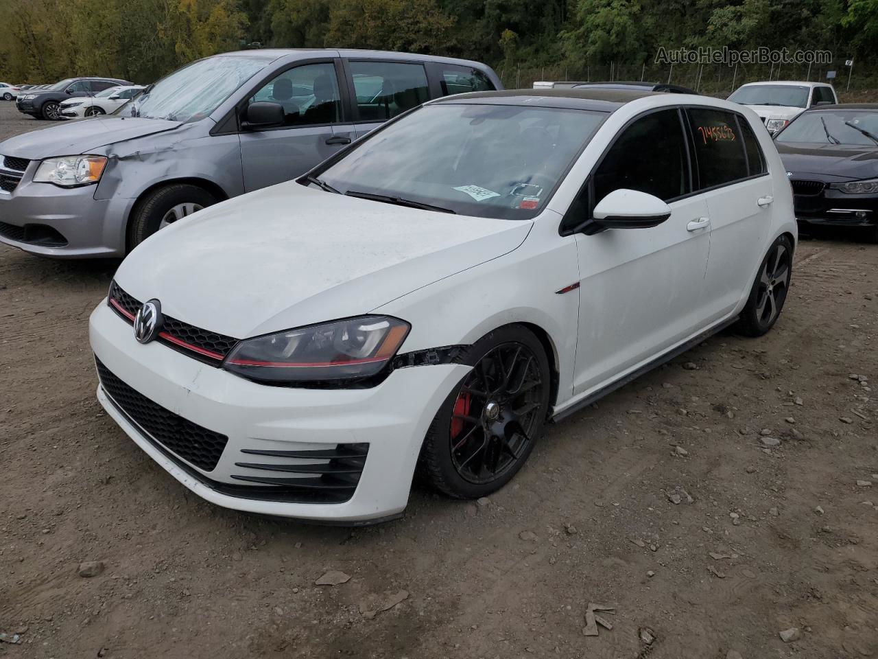 2016 Volkswagen Gti S/se Белый vin: 3VW447AU0GM051664