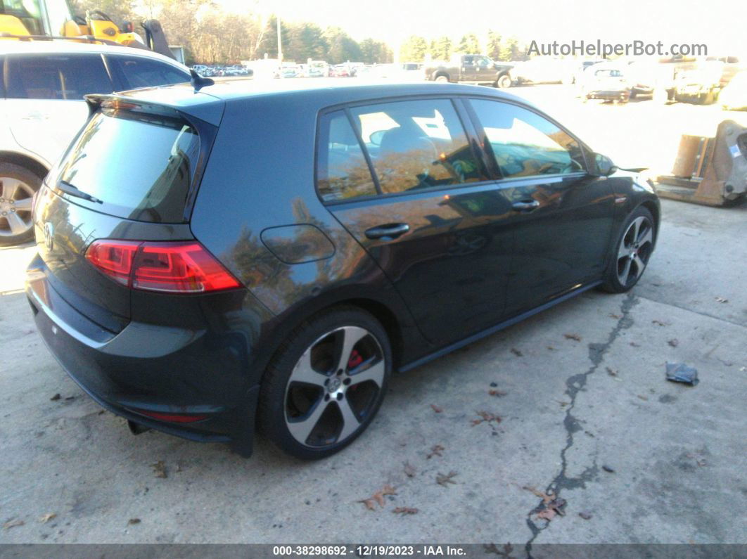 2017 Volkswagen Golf Gti Autobahn 4-door/s 4-door/se 4-door/sport 4-door Серый vin: 3VW447AU0HM016835