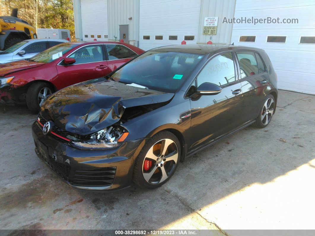 2017 Volkswagen Golf Gti Autobahn 4-door/s 4-door/se 4-door/sport 4-door Серый vin: 3VW447AU0HM016835