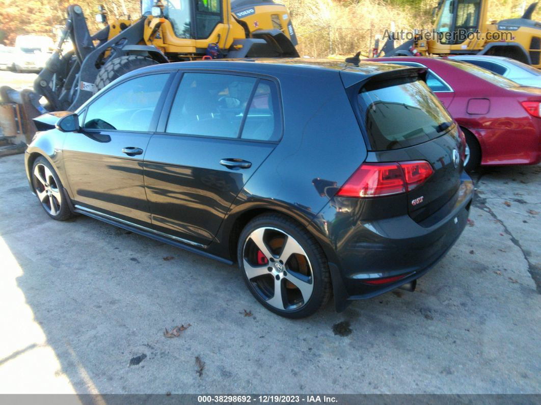 2017 Volkswagen Golf Gti Autobahn 4-door/s 4-door/se 4-door/sport 4-door Серый vin: 3VW447AU0HM016835