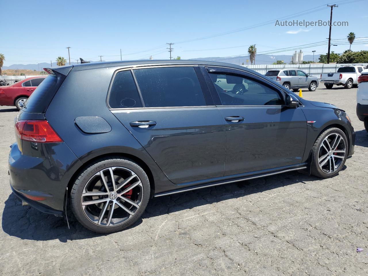 2017 Volkswagen Gti S/se Угольный vin: 3VW447AU0HM053044