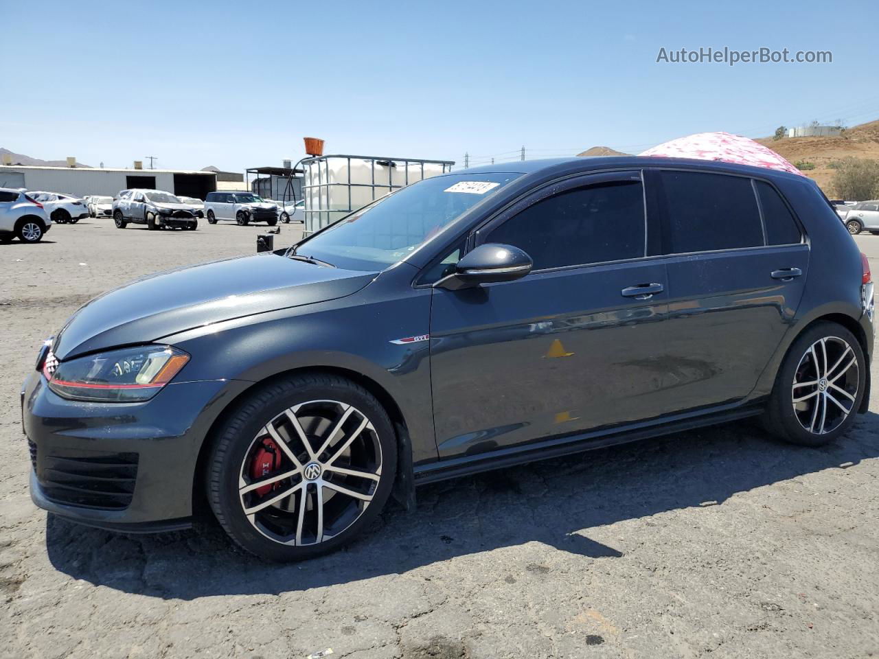 2017 Volkswagen Gti S/se Charcoal vin: 3VW447AU0HM053044