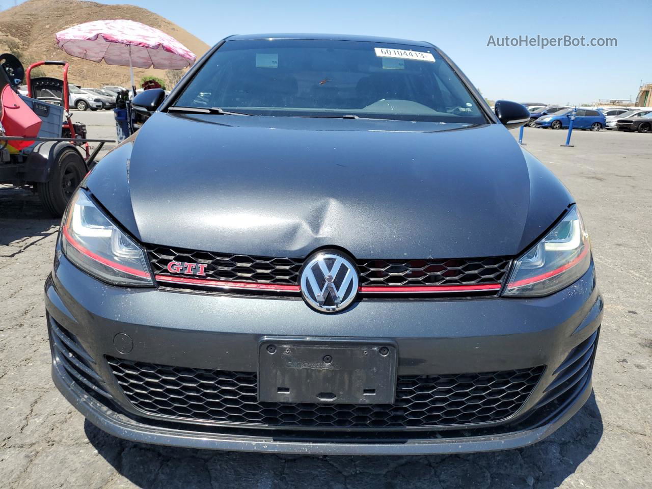 2017 Volkswagen Gti S/se Угольный vin: 3VW447AU0HM053044