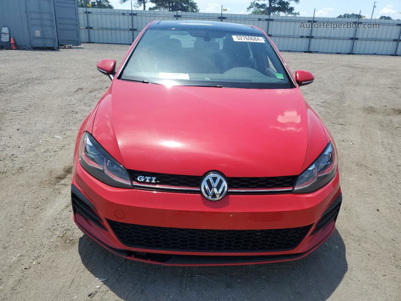 2018 Volkswagen Gti S/se Красный vin: 3VW447AU0JM253914