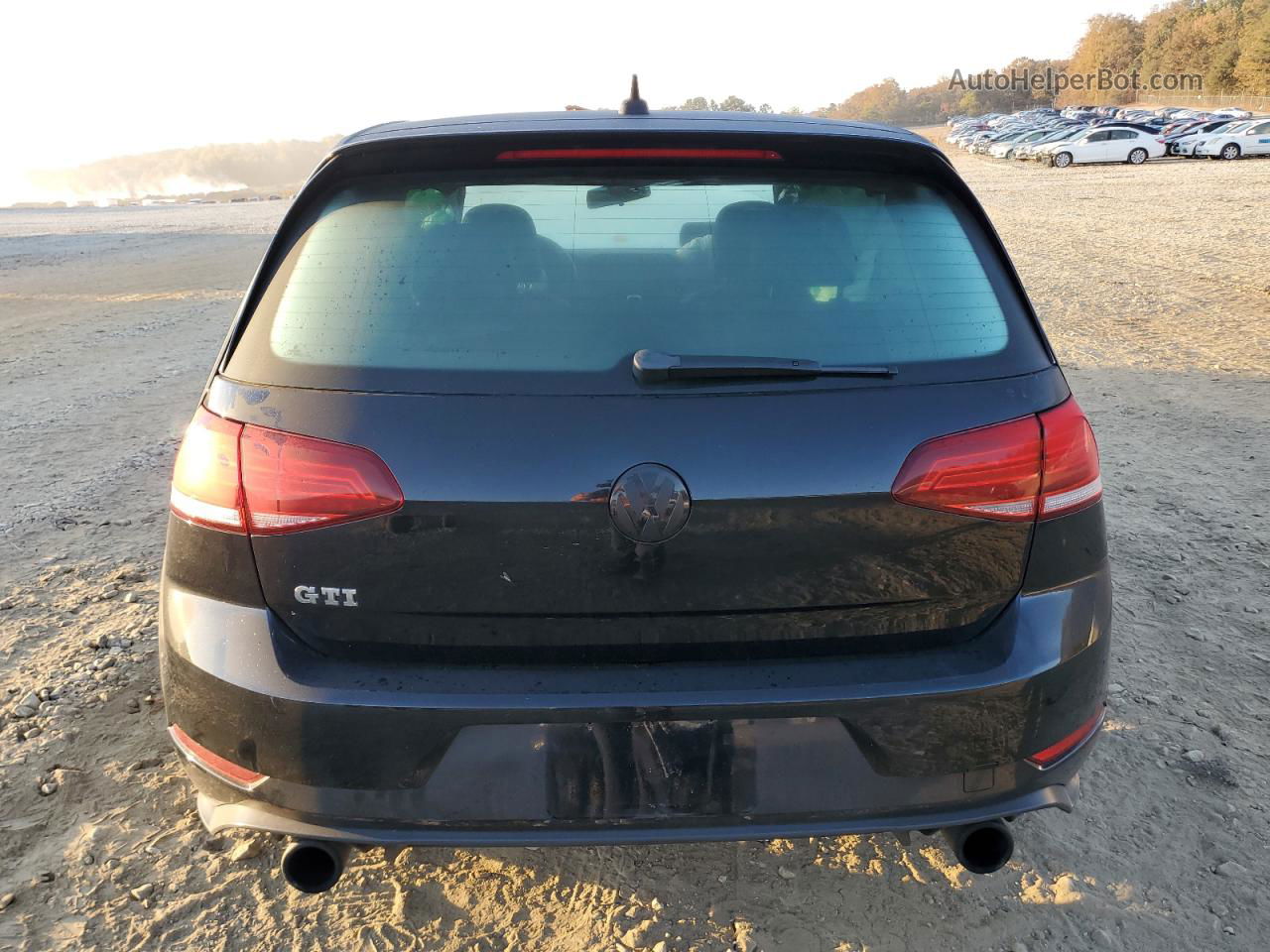 2018 Volkswagen Gti S/se Black vin: 3VW447AU0JM254934