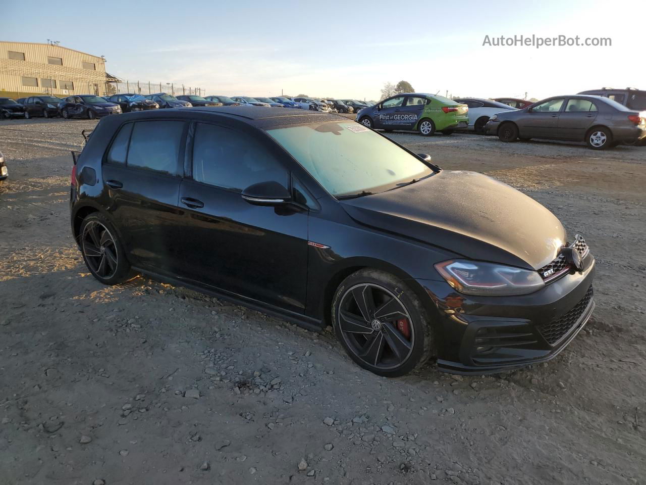 2018 Volkswagen Gti S/se Черный vin: 3VW447AU0JM254934