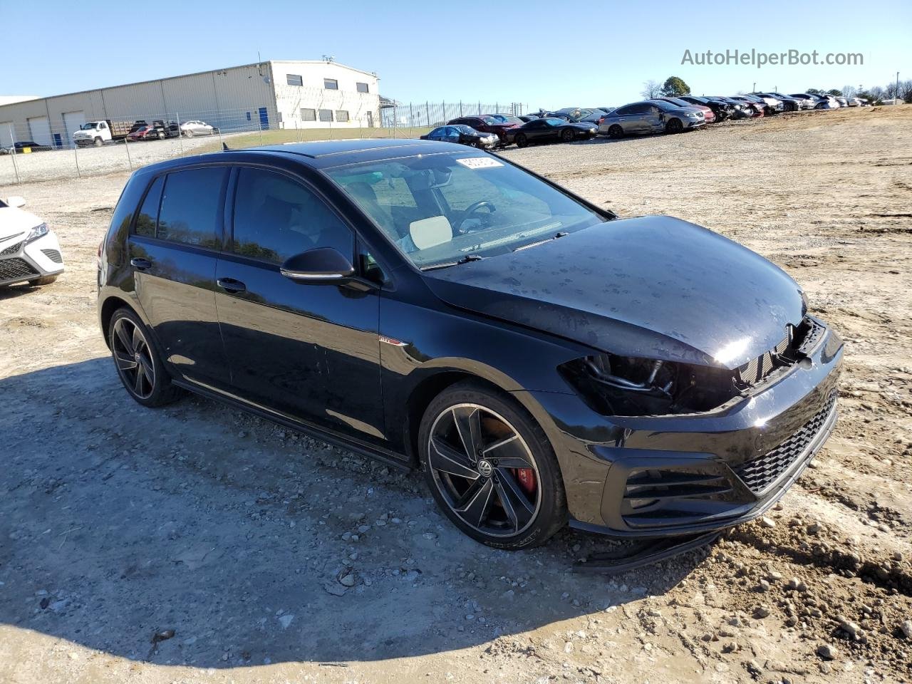 2018 Volkswagen Gti S/se Black vin: 3VW447AU0JM254934