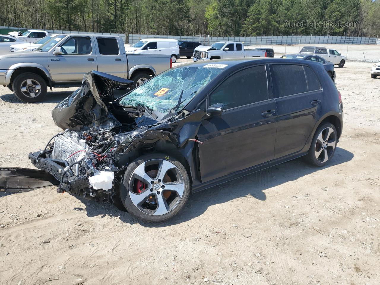 2018 Volkswagen Gti S/se Black vin: 3VW447AU0JM260653