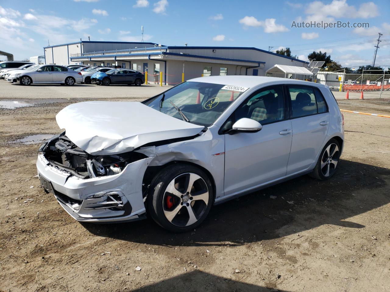 2018 Volkswagen Gti S/se White vin: 3VW447AU0JM262340