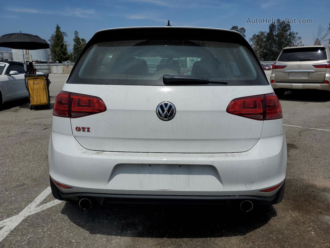 2016 Volkswagen Gti S/se White vin: 3VW447AU1GM014610