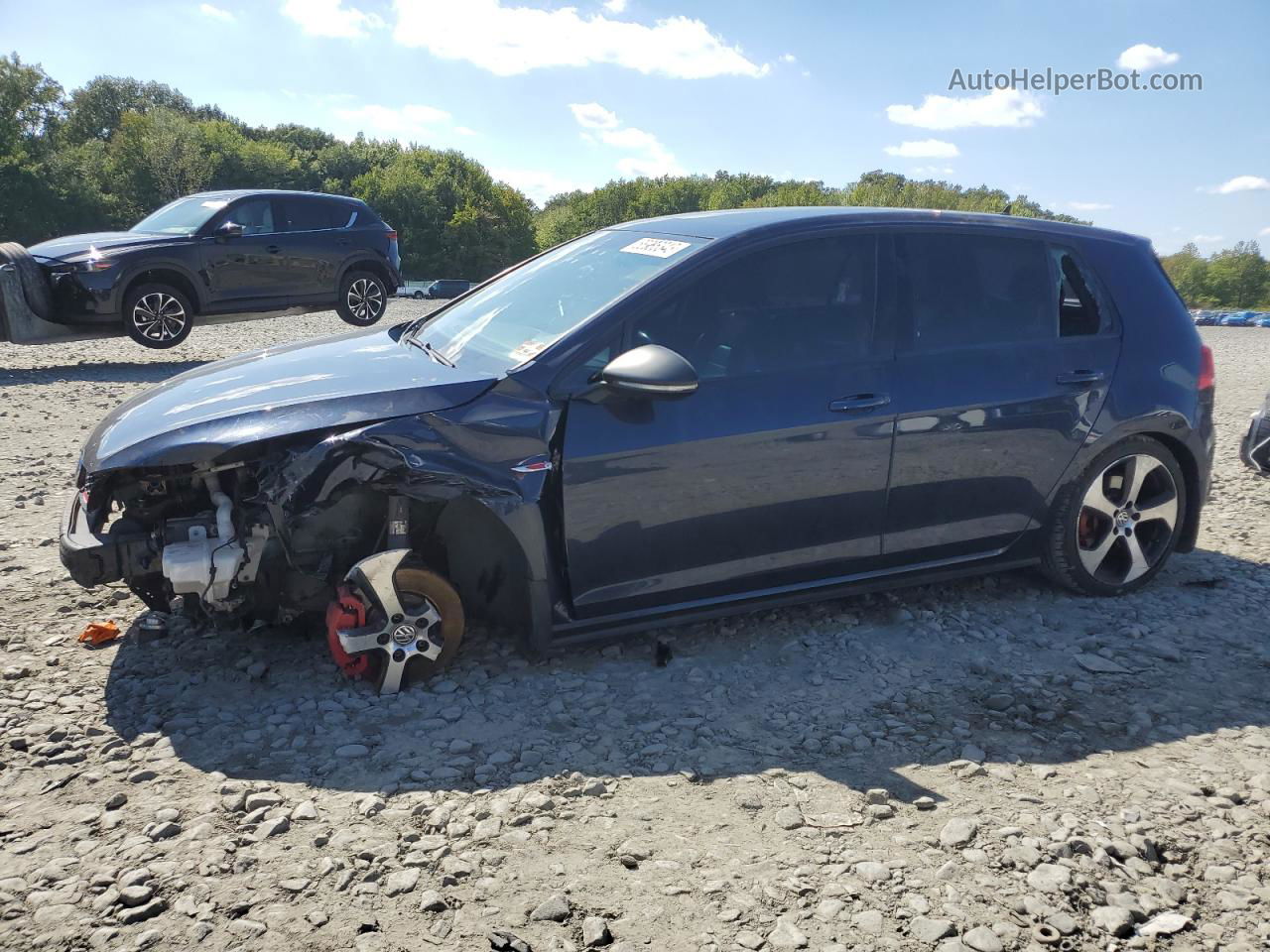 2016 Volkswagen Gti S/se Blue vin: 3VW447AU1GM020911