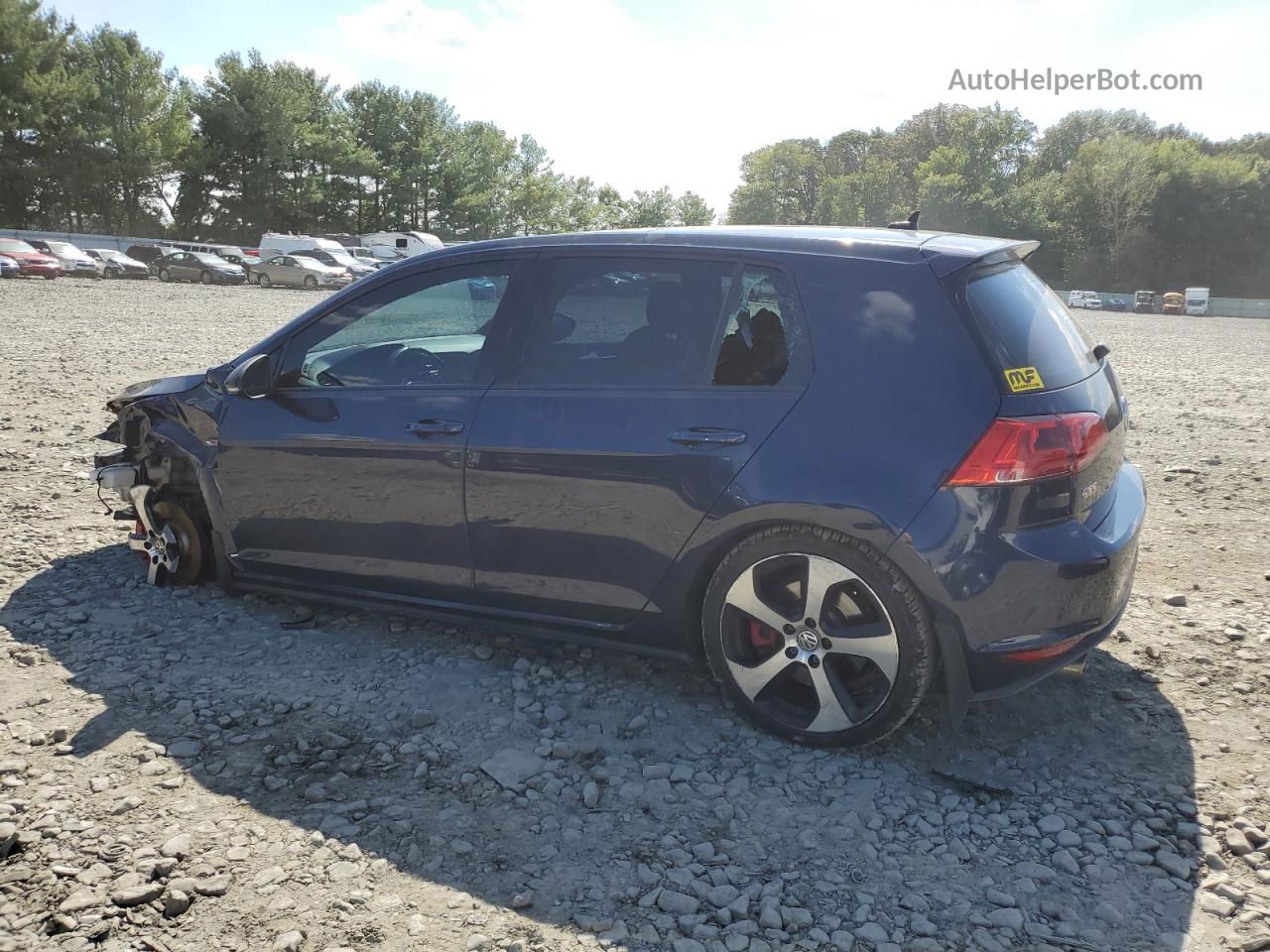 2016 Volkswagen Gti S/se Blue vin: 3VW447AU1GM020911