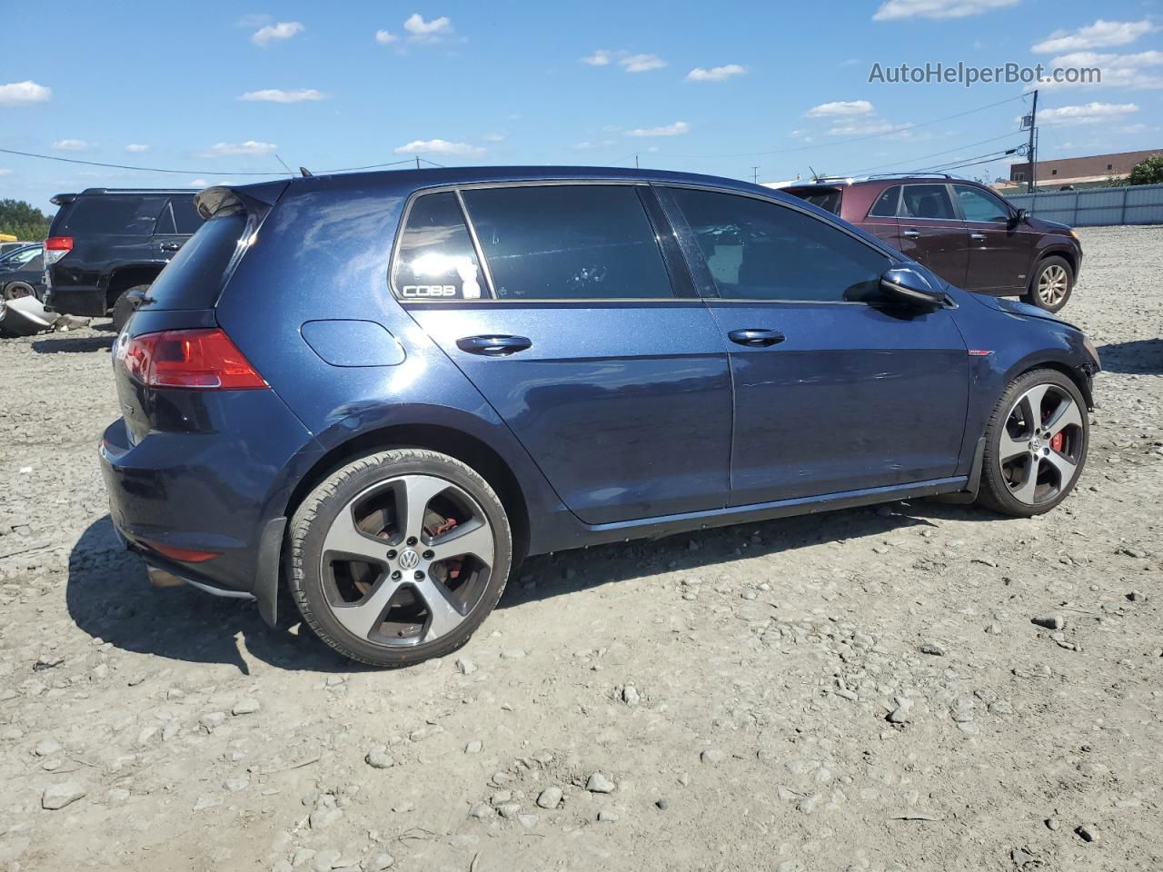 2016 Volkswagen Gti S/se Blue vin: 3VW447AU1GM020911