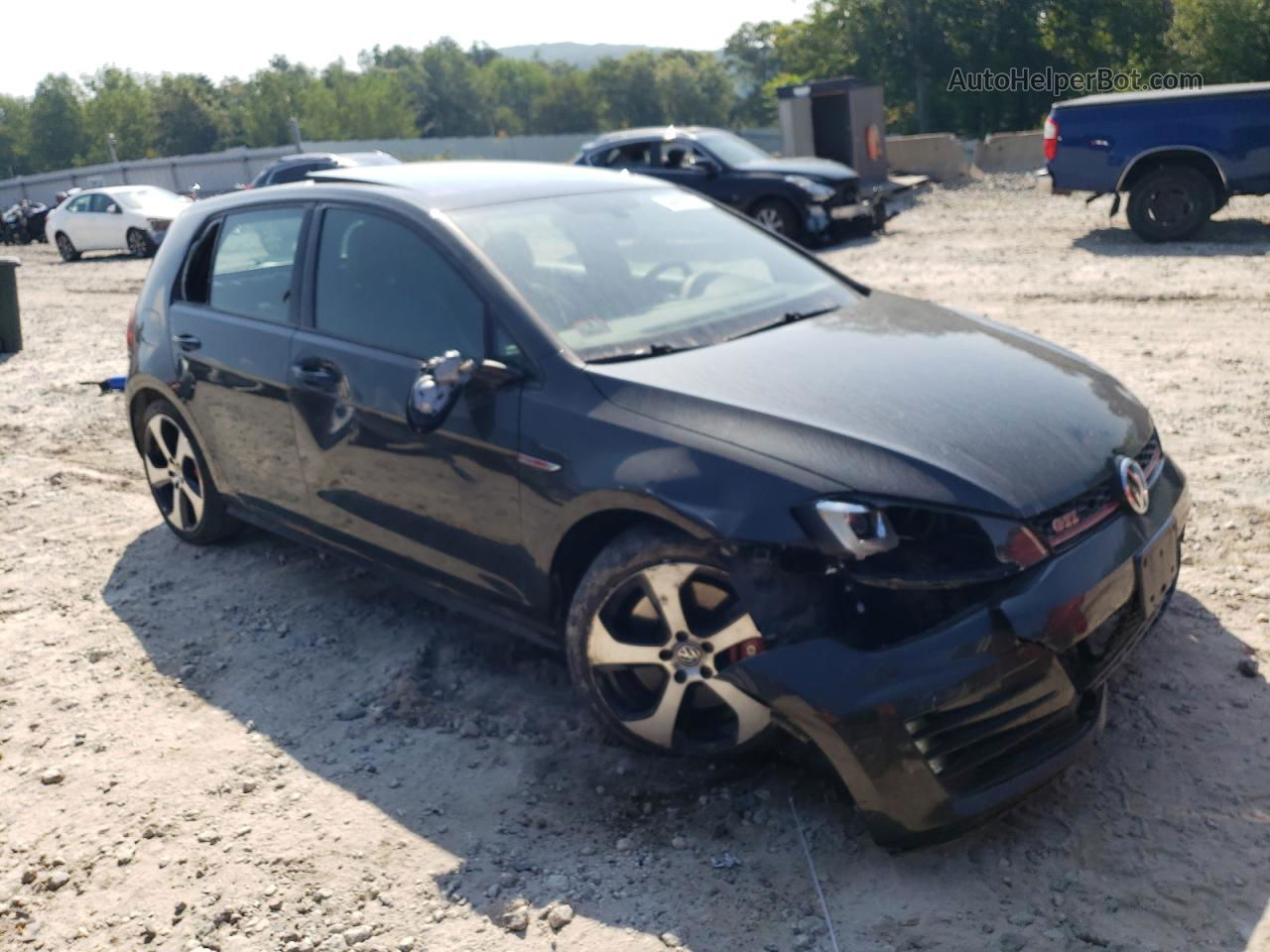 2017 Volkswagen Gti S/se Black vin: 3VW447AU1HM021767