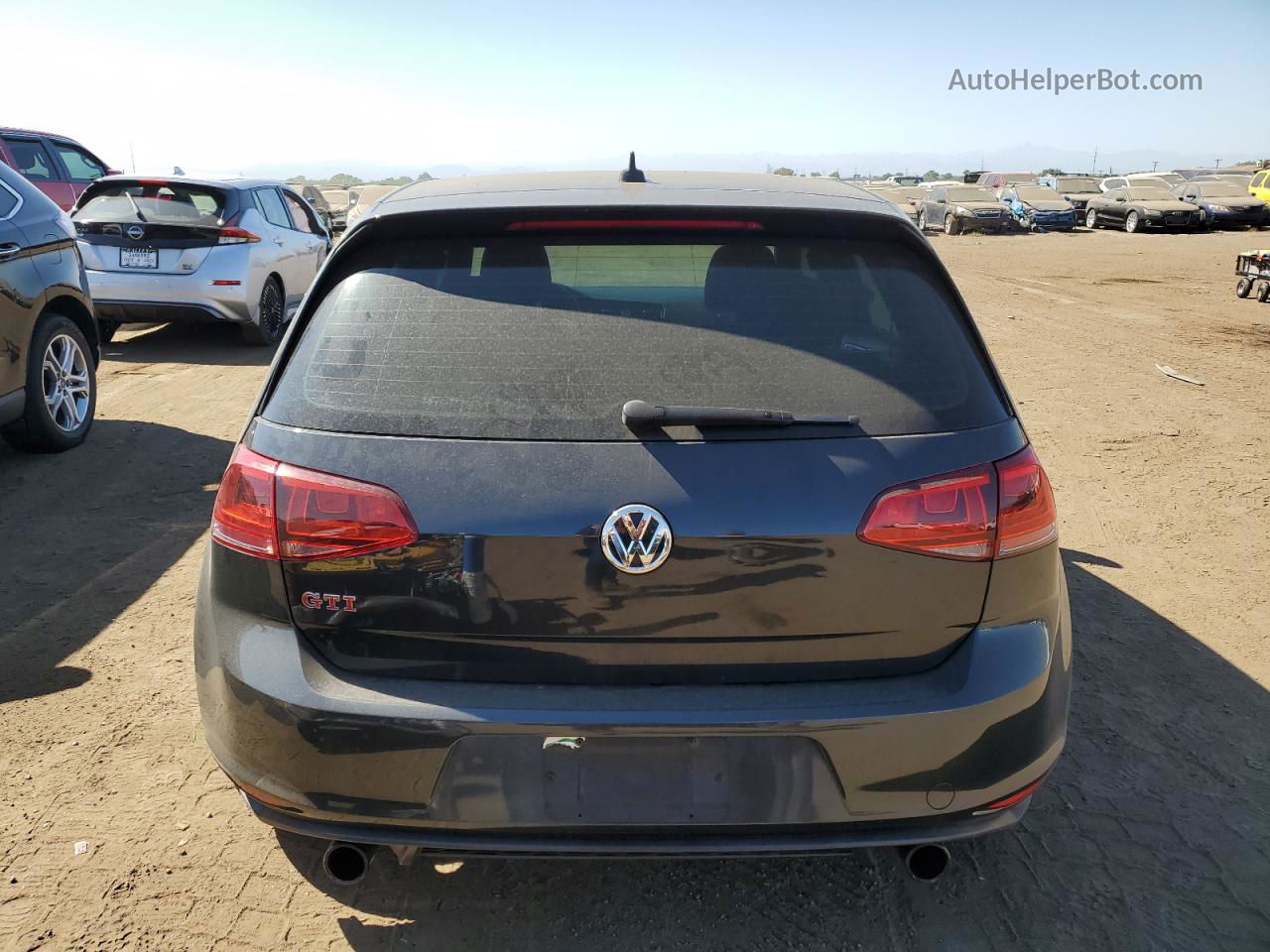 2017 Volkswagen Gti S/se Black vin: 3VW447AU1HM057863