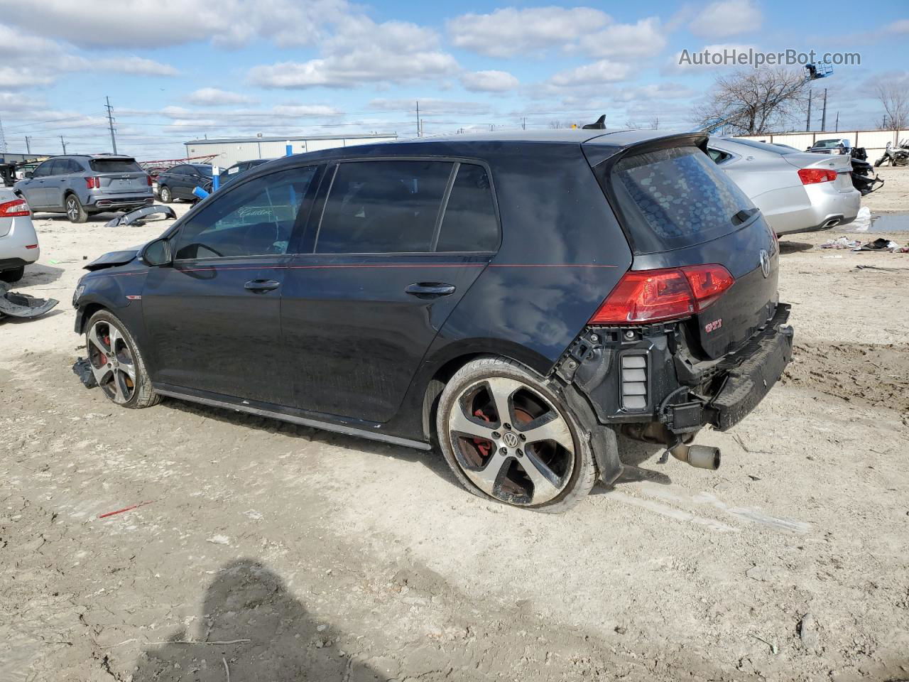 2017 Volkswagen Gti S/se Black vin: 3VW447AU1HM058463